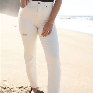 CJLA Sea Salt Chrissy Straight Legged Jeans